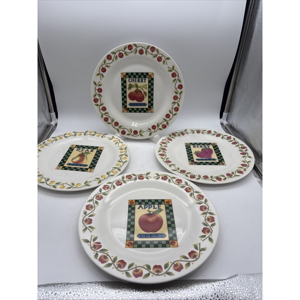 Vintage Emerald Collection 10.5" Dinner Plates Set of 4